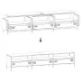 Mueble para TV acero laminado en frío blanco 202x39x43,5 cm de , Muebles TV - Ref: Foro24-851351, Precio: 172,65 €, Descuento: %