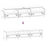 Mueble para TV acero laminado en frío blanco 202x39x43,5 cm de , Muebles TV - Ref: Foro24-851351, Precio: 174,83 €, Descuento: %