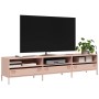 Mueble para TV acero laminado en frío rosa 202x39x43,5 cm de , Muebles TV - Ref: Foro24-851347, Precio: 174,83 €, Descuento: %