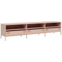 Mueble para TV acero laminado en frío rosa 202x39x43,5 cm de , Muebles TV - Ref: Foro24-851347, Precio: 174,83 €, Descuento: %