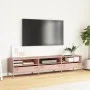 Mueble para TV acero laminado en frío rosa 202x39x43,5 cm de , Muebles TV - Ref: Foro24-851347, Precio: 171,29 €, Descuento: %