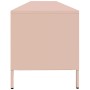 Mueble para TV acero laminado en frío rosa 202x39x43,5 cm de , Muebles TV - Ref: Foro24-851347, Precio: 174,83 €, Descuento: %