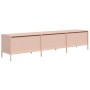 Mueble para TV acero laminado en frío rosa 202x39x43,5 cm de , Muebles TV - Ref: Foro24-851347, Precio: 174,83 €, Descuento: %