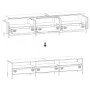 Mueble para TV acero laminado en frío rosa 202x39x43,5 cm de , Muebles TV - Ref: Foro24-851347, Precio: 171,29 €, Descuento: %