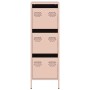 Aparador de acero rosa 39x35x103,5 cm de , Aparadores - Ref: Foro24-851401, Precio: 86,27 €, Descuento: %