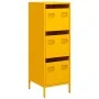 Aparador de acero amarillo mostaza 39x35x103,5 cm de , Aparadores - Ref: Foro24-851403, Precio: 127,61 €, Descuento: %