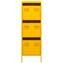 Aparador de acero amarillo mostaza 39x35x103,5 cm de , Aparadores - Ref: Foro24-851403, Precio: 129,46 €, Descuento: %