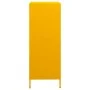 Aparador de acero amarillo mostaza 39x35x103,5 cm de , Aparadores - Ref: Foro24-851403, Precio: 127,61 €, Descuento: %