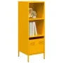 Aparador de acero amarillo mostaza 35x39x103,5 cm de , Aparadores - Ref: Foro24-851379, Precio: 101,41 €, Descuento: %