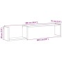 Estante de pared 2 uds madera ingeniería envejecida 100x15x20cm de , Estantes y estanterías - Ref: Foro24-856612, Precio: 35,...