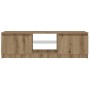 Mueble de TV luces LED madera roble artisan 120x30x36 cm de , Muebles TV - Ref: Foro24-856348, Precio: 63,08 €, Descuento: %