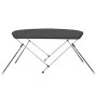 Bimini awning with 2 anthracite gray arches 180x130x110 cm by vidaXL, Boat storage covers - Ref: Foro24-93130, Price: 103,41 ...