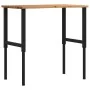 Banco de trabajo madera roble marrón claro 100x60x(71,5-98) cm de , Mesas de trabajo - Ref: Foro24-3309697, Precio: 134,84 €,...