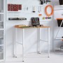 Banco de trabajo madera roble marrón claro 100x60x(71,5-98) cm de , Mesas de trabajo - Ref: Foro24-3309719, Precio: 139,50 €,...