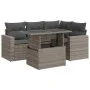 Juego de sofás jardín con cojines 5 pzas ratán sintético gris von , Gartensets - Ref: Foro24-3326311, Preis: 376,21 €, Rabatt: %