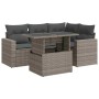 Juego de sofás jardín con cojines 5 pzas ratán sintético gris de , Conjuntos de jardín - Ref: Foro24-3326311, Precio: 407,62 ...