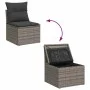 Juego de sofás jardín con cojines 5 pzas ratán sintético gris von , Gartensets - Ref: Foro24-3326311, Preis: 376,21 €, Rabatt: %