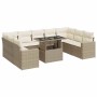 Juego de sofás jardín con cojines beige 10 pzas ratán sintético de , Conjuntos de jardín - Ref: Foro24-3326379, Precio: 778,9...