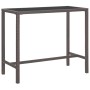 Set de bar de jardín 7 pzas con cojines ratán sintético marrón de vidaXL, Conjuntos de jardín - Ref: Foro24-3094795, Precio: ...