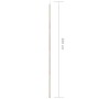 Poste de toldo de vela de acero galvanizado 200 cm de vidaXL, Mástiles y estacas para tiendas de campaña - Ref: Foro24-315220...