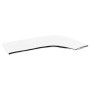 Toldo Bimini de 4 arcos blanco 243x(230-244)x137 cm de vidaXL, Cubiertas para almacenamiento de barcas - Ref: Foro24-93140, P...