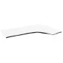 Toldo Bimini de 4 arcos blanco 243x(230-244)x137 cm de vidaXL, Cubiertas para almacenamiento de barcas - Ref: Foro24-93140, P...