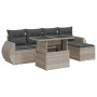 Set de sofás de jardín 6 pzas y cojines ratán sintético gris de , Conjuntos de jardín - Ref: Foro24-3326623, Precio: 443,22 €...