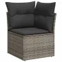 Set Gartensofas mit Kissen 9 Stück synthetisches Rattangrau von , Gartensets - Ref: Foro24-3326661, Preis: 719,01 €, Rabatt: %