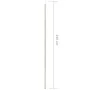 Postes de toldo de vela 2 uds acero galvanizado 250 cm de vidaXL, Mástiles y estacas para tiendas de campaña - Ref: Foro24-31...