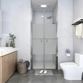 Puerta de ducha ESG medio esmerilado 96x190 cm de vidaXL, Puertas de ducha - Ref: Foro24-148790, Precio: 221,95 €, Descuento: %