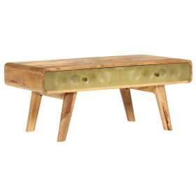 Mesa de centro de madera maciza de mango 90x50x40 cm en Mesas de centro | Comprar online en Foru.es