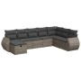 Set de sofás de jardín y cojines 8 piezas ratán sintético gris de , Conjuntos de jardín - Ref: Foro24-3325636, Precio: 528,55...
