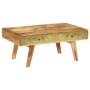 Mesa de centro de madera maciza de mango 90x50x40 cm en Mesas de centro | Comprar online en Foru.es