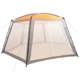 Carpa para piscina de tela gris 660x580x250 cm de vidaXL, Accesorios para piscinas y spa - Ref: Foro24-93047, Precio: 182,56 ...