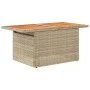 Set sofás jardín y cojines 6 pzas ratán sintético acacia beige de , Conjuntos de jardín - Ref: Foro24-3327968, Precio: 435,06...