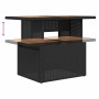 Set sofás jardín y cojines 8 pzas ratán sintético acacia negro de , Conjuntos de jardín - Ref: Foro24-3327980, Precio: 504,46...