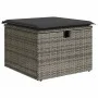 Set sofás jardín y cojines 7 pzas ratán sintético acacia gris de , Conjuntos de jardín - Ref: Foro24-3327977, Precio: 459,58 ...