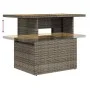 Set sofás jardín y cojines 7 pzas ratán sintético acacia gris de , Conjuntos de jardín - Ref: Foro24-3327977, Precio: 459,58 ...