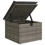 Set sofás jardín y cojines 7 pzas ratán sintético acacia gris de , Conjuntos de jardín - Ref: Foro24-3327977, Precio: 459,58 ...
