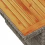 Set sofás jardín y cojines 7 pzas ratán sintético acacia gris de , Conjuntos de jardín - Ref: Foro24-3327977, Precio: 459,58 ...