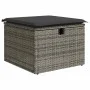 Set sofás jardín y cojines 9 pzas ratán sintético acacia gris de , Conjuntos de jardín - Ref: Foro24-3328019, Precio: 580,36 ...