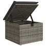 Set sofás jardín y cojines 9 pzas ratán sintético acacia gris de , Conjuntos de jardín - Ref: Foro24-3328019, Precio: 580,36 ...
