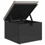 Set sofás jardín y cojines 9 pzas ratán sintético acacia negro de , Conjuntos de jardín - Ref: Foro24-3328099, Precio: 580,73...