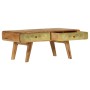 Mesa de centro de madera maciza de mango 90x50x40 cm en Mesas de centro | Comprar online en Foru.es