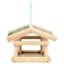 Comedero para pájaros madera maciza 35x29,5x21 cm de vidaXL, Comederos para pájaros - Ref: Foro24-314819, Precio: 30,43 €, De...