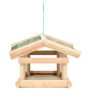 Comedero para pájaros madera maciza 35x29,5x21 cm de vidaXL, Comederos para pájaros - Ref: Foro24-314819, Precio: 38,80 €, De...