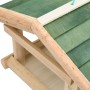 Comedero para pájaros madera maciza 35x29,5x21 cm de vidaXL, Comederos para pájaros - Ref: Foro24-314819, Precio: 38,80 €, De...