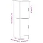 Mueble cocina madera ingeniería roble ahumado 38x41,5x131,5 cm de , Armarios de cocina - Ref: Foro24-860116, Precio: 88,34 €,...
