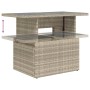 Set de sofás de jardín 7 pzas con cojines ratán PE gris claro de , Conjuntos de jardín - Ref: Foro24-3326173, Precio: 543,88 ...