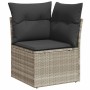 Set de sofás de jardín 7 pzas con cojines ratán PE gris claro de , Conjuntos de jardín - Ref: Foro24-3326353, Precio: 524,22 ...